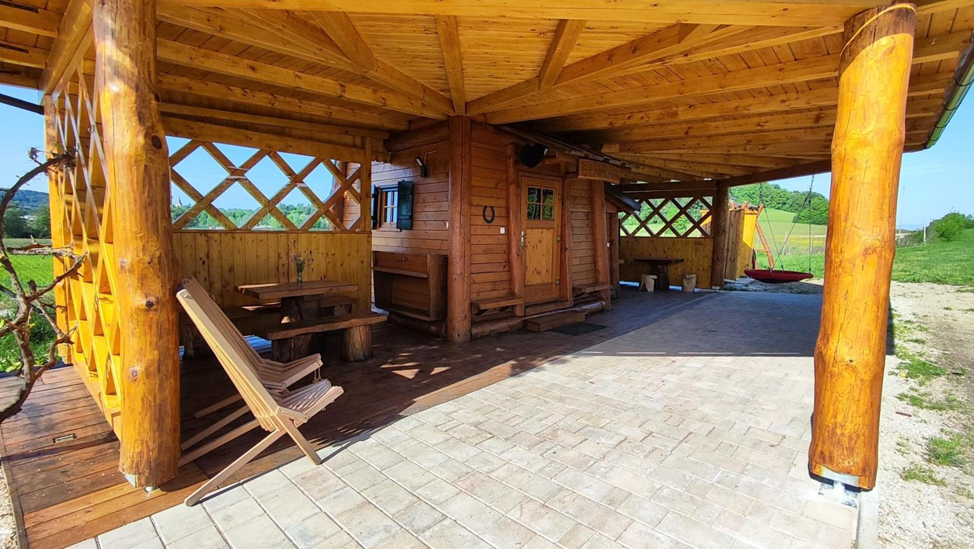 Unique Wooden Holiday House In Nature Lukovica pri Domžalah المظهر الخارجي الصورة